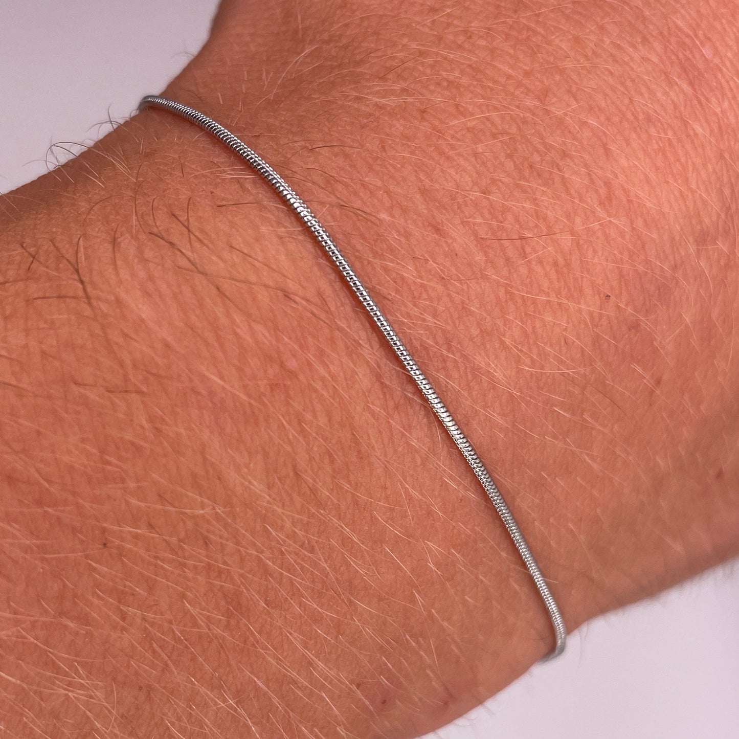 Bracciale tondo in argento