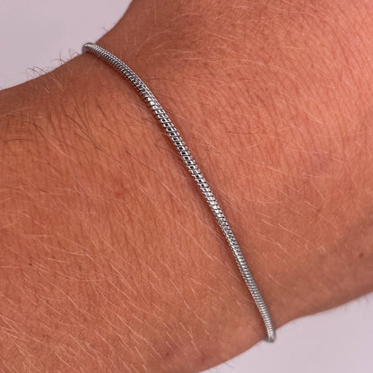 Round Silver Bracelet