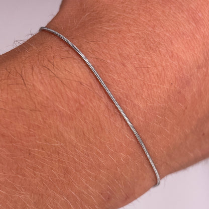 Round Silver Bracelet