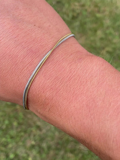 Round Silver Bracelet